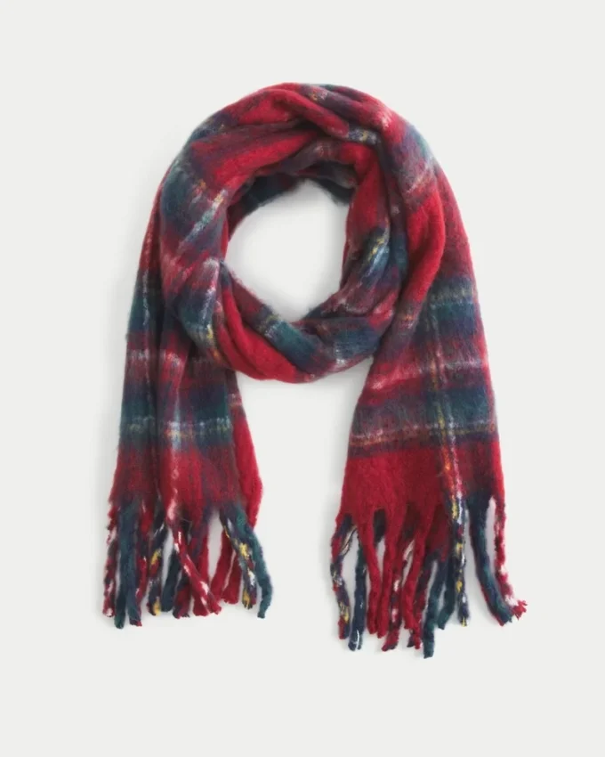 Holiday Vault Release -ruudullinen huivi