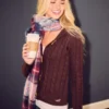 Holiday Vault Release -ruudullinen huivi