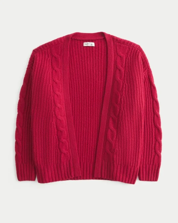 Hollister Comfy Cloud Easy No-Close -neuletakki Hollister Comfy Cloud Easy No-Close -neuletakki