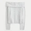 Hollister Comfy Cloud Stitchy Off-the-Shoulder -villapaita Hollister Comfy Cloud Stitchy Off-the-Shoulder -villapaita