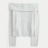 Hollister Comfy Cloud Stitchy Off-the-Shoulder -villapaita Hollister Comfy Cloud Stitchy Off-the-Shoulder -villapaita