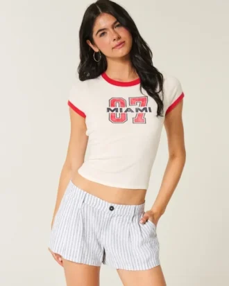 Hollister Livvy matalat linasekoitehousut