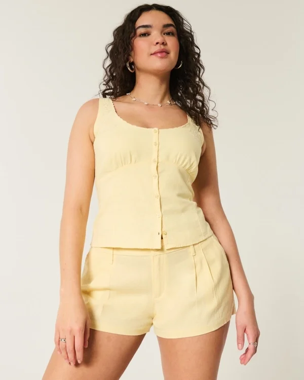 Hollister Livvy matalat linasekoitehousut Hollister Livvy matalat linasekoitehousut
