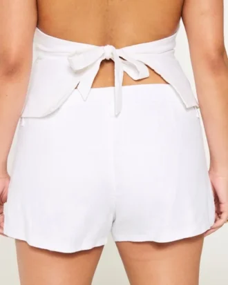 Hollister Livvy matalat linasekoitehousut 3″