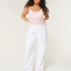 Hollister Livvy Ultra High-Rise Linen-Blend Wide-Leg Pants Hollister Livvy Ultra High-Rise Linen-Blend Wide-Leg Pants