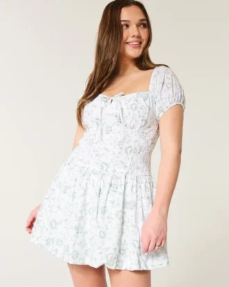 Hollister Sofia Drop-Waist Bubble Skort -mekko
