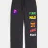 Hollister x Taco Bell -graafiset baggy-verkkarihousut Hollister x Taco Bell -graafiset baggy-verkkarihousut