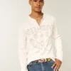 Hollywood Graphic Thermal Henley Hollywood Graphic Thermal Henley