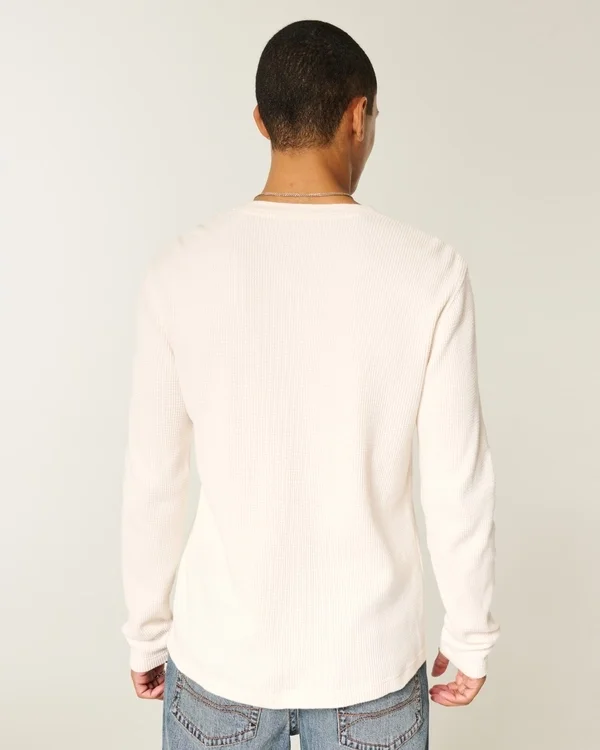 Hollywood Graphic Thermal Henley Hollywood Graphic Thermal Henley