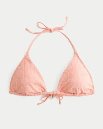 Jacquard-monikäyttöinen bikinien yläosa