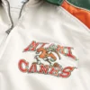 Keinonahkainen University of Miami Hurricanes -grafiikkakangastakki