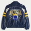 Keinonahkainen University of Michigan Wolverines -grafiikkakangastakki Keinonahkainen University of Michigan Wolverines -grafiikkakangastakki