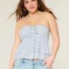 Kerrostettu halterneck-babydoll-toppi Kerrostettu halterneck-babydoll-toppi
