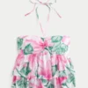 Kerrostettu halterneck-babydoll-toppi Kerrostettu halterneck-babydoll-toppi