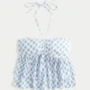 Kerrostettu halterneck-babydoll-toppi Kerrostettu halterneck-babydoll-toppi
