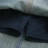 Keskikokoinen pesu Brodeerattu denim-minihame Keskikokoinen pesu Brodeerattu denim-minihame