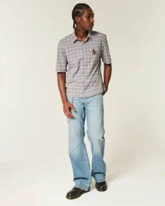 Keskipesty rento bootcut-farkku Keskipesty rento bootcut-farkku