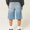 Keskipesty superbaggy-farkkushortsit Keskipesty superbaggy-farkkushortsit