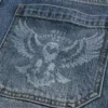 Keskivaaleat Eagle Graphic Skater Baggy -farkut Keskivaaleat Eagle Graphic Skater Baggy -farkut