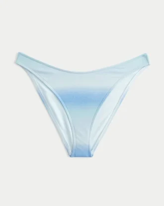 Kimaltava korkea-reunainen bikinialushousu