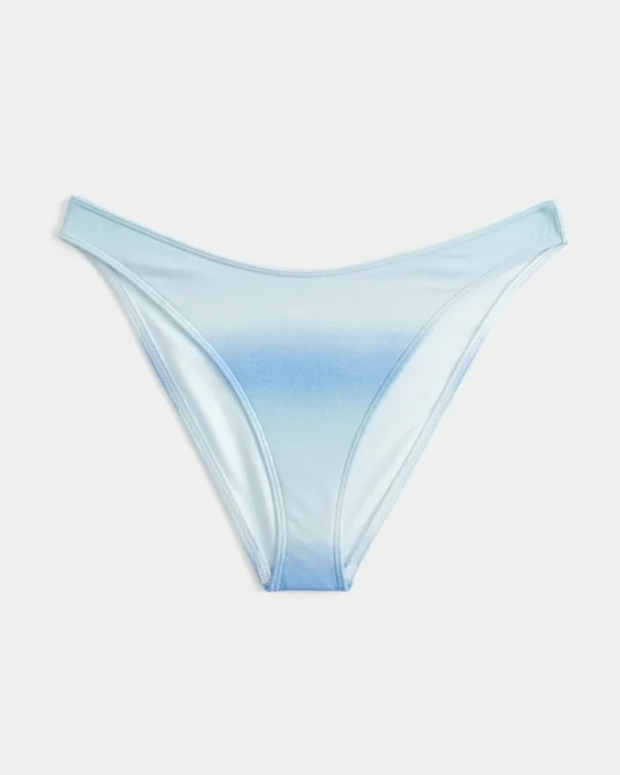 Kimaltava korkea-reunainen bikinialushousu