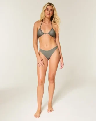 Kimaltava monikäyttöinen kolmiomainen bikiniliivi