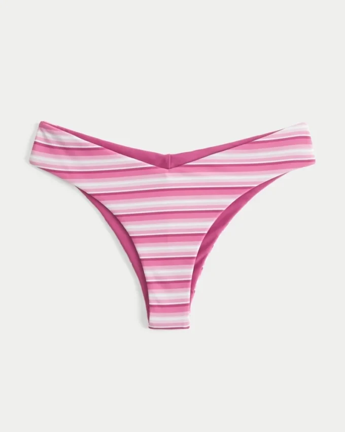 Käännettävä V-vyötäröinen cheeky-bikinialushousu