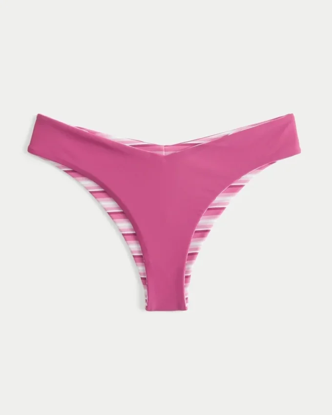 Käännettävä V-vyötäröinen cheeky-bikinialushousu