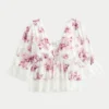Kolmen neljäsosan hihainen babydoll-toppi Kolmen neljäsosan hihainen babydoll-toppi