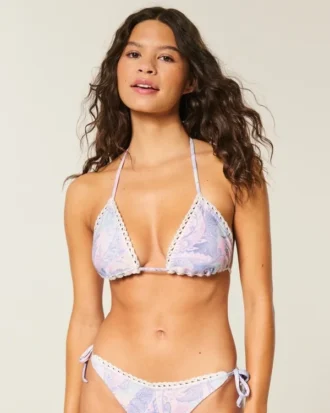 Krochet-tyylinen kolmiomainen bikiniliivi