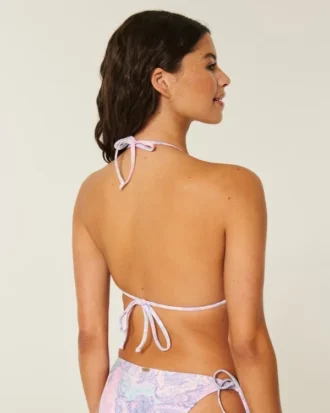 Krochet-tyylinen kolmiomainen bikiniliivi