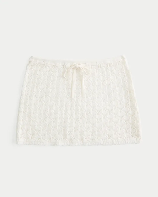 Krochet-tyylinen vetoketjullinen hame Krochet-tyylinen vetoketjullinen hame