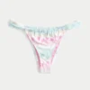 Leveä olkaimella varustettu, korkealla leikattu Cheekiest-bikinien alaosa