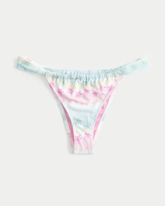 Leveä olkaimella varustettu, korkealla leikattu Cheekiest-bikinien alaosa