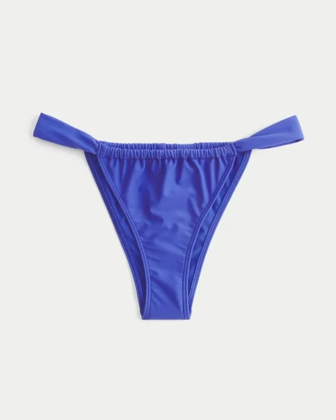Leveä olkaimella varustettu, korkealla leikattu Cheekiest-bikinien alaosa