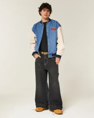 Looney Tunes -graafinen denimtakki
