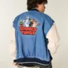 Looney Tunes -graafinen denimtakki