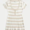 Lyhythihainen Henley-babydoll-toppi Lyhythihainen Henley-babydoll-toppi