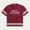 Löysä Ford Mustang -grafiikkapaita Löysä Ford Mustang -grafiikkapaita