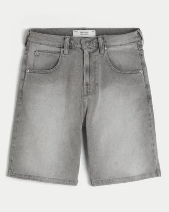 Löysät denimshortsit