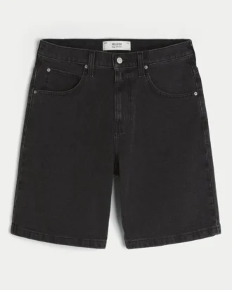 Löysät denimshortsit