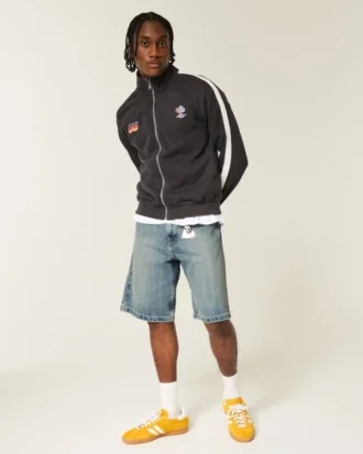Löysät denimshortsit Löysät denimshortsit