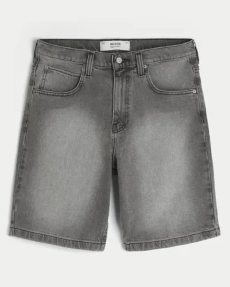 Löysät denimshortsit