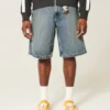 Löysät denimshortsit Löysät denimshortsit