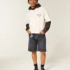 Löysät denimshortsit Löysät denimshortsit