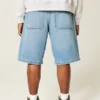 Löysät denimshortsit Löysät denimshortsit