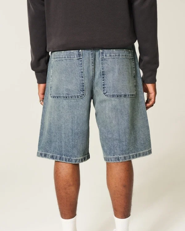 Löysät denimshortsit Löysät denimshortsit