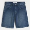 Löysät denimshortsit Löysät denimshortsit