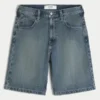 Löysät denimshortsit Löysät denimshortsit