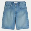 Löysät denimshortsit Löysät denimshortsit